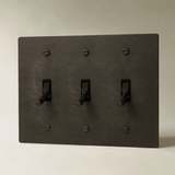 The Architectural Brass 4-Way Toggle Switch (1 to 5 Gang) - Open Box - Residence Supply