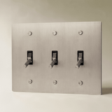 The Architectural Brass 4-Way Toggle Switch (1 to 5 Gang) - Open Box - Residence Supply