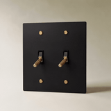 The Architectural Brass 4-Way Toggle Switch (1 to 5 Gang) - Open Box - Residence Supply
