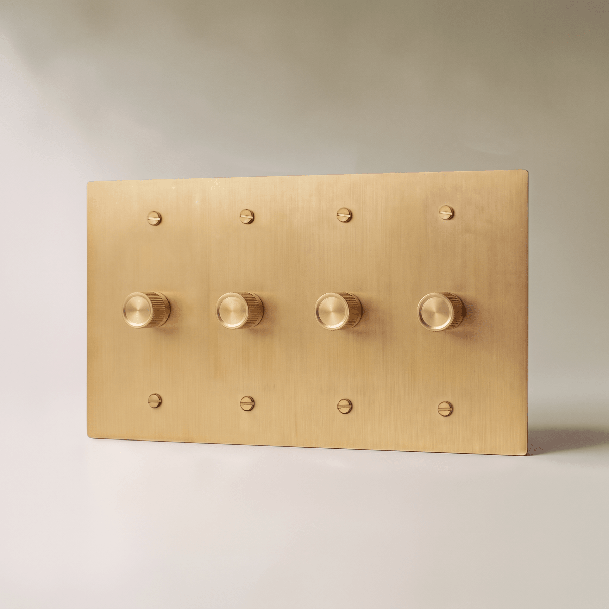 The Architectural Brass Dimmer Switch (1 to 5 Gang) - Open Box - Residence Supply