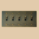 The Architectural Brass Toggle Switch (1 to 5 Gang) - Open Box - Residence Supply