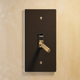 The Architectural Brass Toggle Switch (1 to 5 Gang) - Open Box - Residence Supply