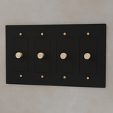 The Brass 3 - Way Rotary Dimmer Switch (1 to 5 Gang) - Residence Supply