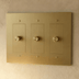The Brass 3 - Way Rotary Dimmer Switch (1 to 5 Gang) - Residence Supply