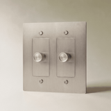 The Brass 3-Way Rotary Dimmer Switch (1 to 5 Gang) - Residence Supply