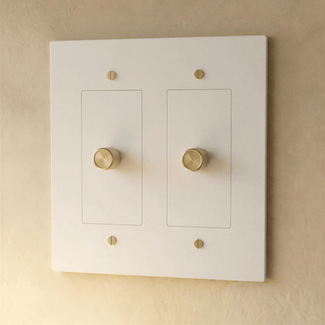 The Brass 3 - Way Rotary Dimmer Switch (1 to 5 Gang) - Residence Supply