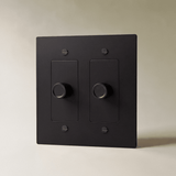 The Brass 3-Way Rotary Dimmer Switch (1 to 5 Gang) - Residence Supply