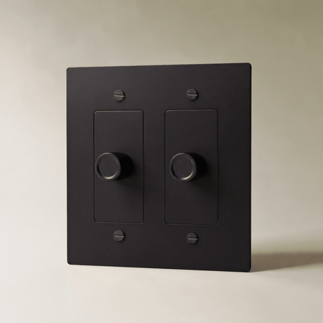 The Brass 3-Way Rotary Dimmer Switch (1 to 5 Gang) - Residence Supply