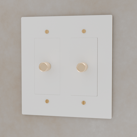 The Brass 3 - Way Rotary Dimmer Switch (1 to 5 Gang) - Residence Supply
