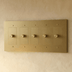 The Brass 3 - Way Rotary Dimmer Switch (1 to 5 Gang) - Residence Supply