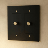 The Brass 3 - Way Rotary Dimmer Switch (1 to 5 Gang) - Residence Supply