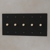 The Brass 3 - Way Rotary Dimmer Switch (1 to 5 Gang) - Residence Supply