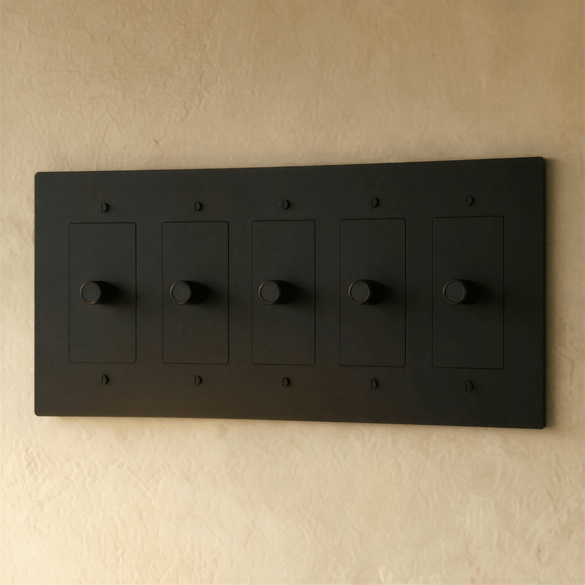 The Brass 3 - Way Rotary Dimmer Switch (1 to 5 Gang) - Residence Supply