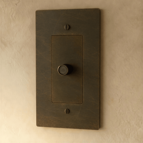 The Brass 3 - Way Rotary Dimmer Switch (1 to 5 Gang) - Residence Supply