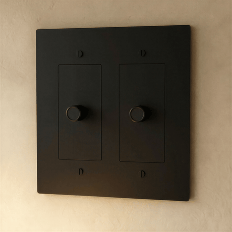 The Brass 3 - Way Rotary Dimmer Switch (1 to 5 Gang) - Residence Supply