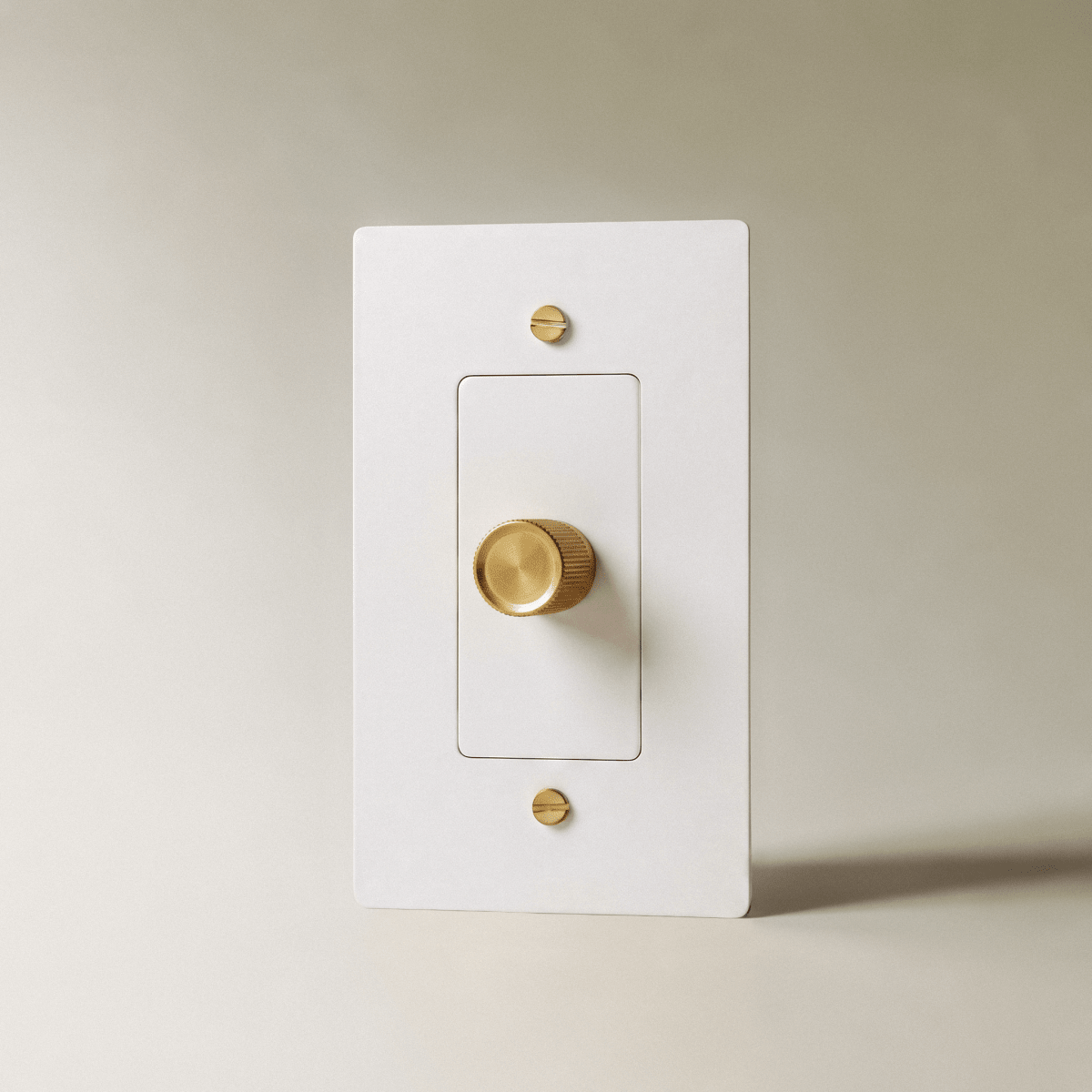 The Brass 3-Way Rotary Dimmer Switch (1 to 5 Gang) - Residence Supply