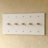 The Brass 3 - Way Rotary Dimmer Switch (1 to 5 Gang) - Residence Supply
