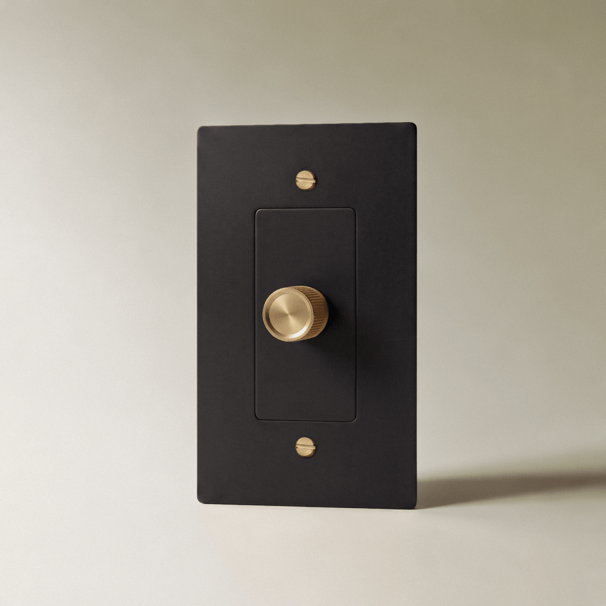 The Brass 3-Way Rotary Dimmer Switch (1 to 5 Gang) - Residence Supply