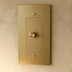 The Brass 3 - Way Rotary Dimmer Switch (1 to 5 Gang) - Residence Supply