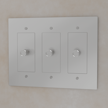 The Brass 3 - Way Rotary Dimmer Switch (1 to 5 Gang) - Residence Supply