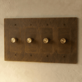 The Brass 3 - Way Rotary Dimmer Switch (1 to 5 Gang) - Residence Supply