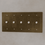 The Brass 3 - Way Rotary Dimmer Switch (1 to 5 Gang) - Residence Supply