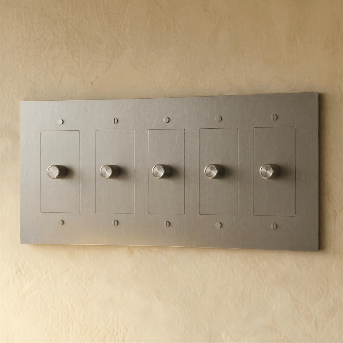 The Brass 3 - Way Rotary Dimmer Switch (1 to 5 Gang) - Residence Supply