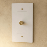 The Brass 3 - Way Rotary Dimmer Switch (1 to 5 Gang) - Residence Supply