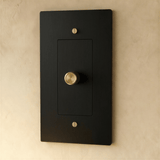 The Brass 3 - Way Rotary Dimmer Switch (1 to 5 Gang) - Residence Supply