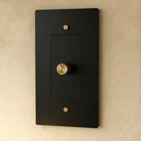 The Brass 3 - Way Rotary Dimmer Switch (1 to 5 Gang) - Residence Supply