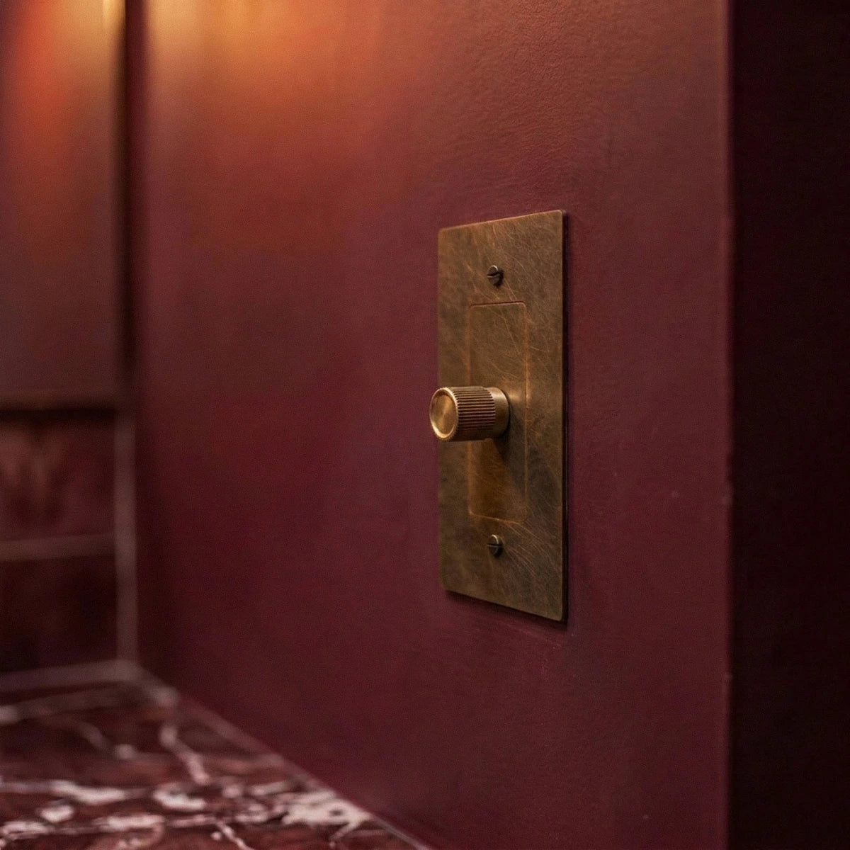 The Brass 3 - Way Rotary Dimmer Switch (1 to 5 Gang) - Residence Supply