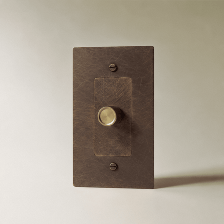 The Brass 3-Way Rotary Dimmer Switch (1 to 5 Gang) - Residence Supply