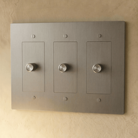 The Brass 3 - Way Rotary Dimmer Switch (1 to 5 Gang) - Residence Supply