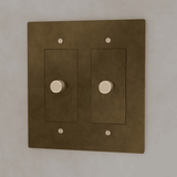 The Brass 3 - Way Rotary Dimmer Switch (1 to 5 Gang) - Residence Supply