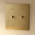 The Brass 3 - Way Rotary Dimmer Switch (1 to 5 Gang) - Residence Supply
