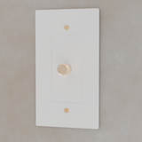 The Brass 3 - Way Rotary Dimmer Switch (1 to 5 Gang) - Residence Supply