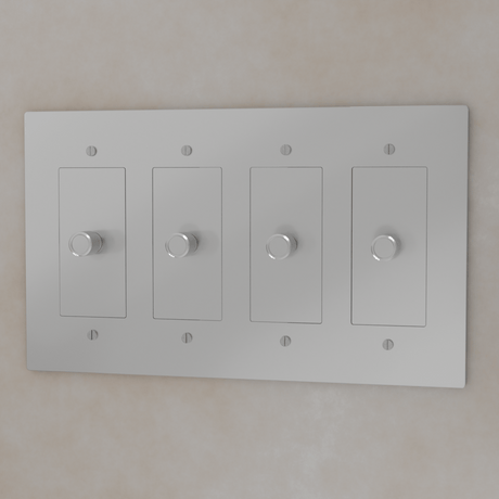 The Brass 3 - Way Rotary Dimmer Switch (1 to 5 Gang) - Residence Supply