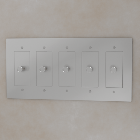 The Brass 3 - Way Rotary Dimmer Switch (1 to 5 Gang) - Residence Supply