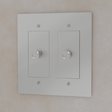 The Brass 3 - Way Rotary Dimmer Switch (1 to 5 Gang) - Residence Supply