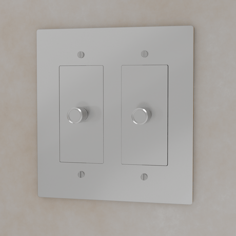 The Brass 3 - Way Rotary Dimmer Switch (1 to 5 Gang) - Residence Supply