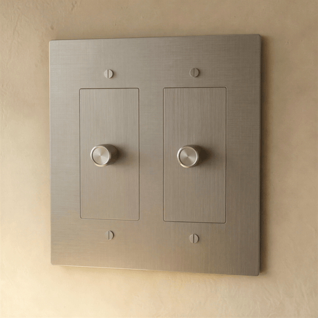 The Brass 3 - Way Rotary Dimmer Switch (1 to 5 Gang) - Residence Supply