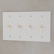 The Brass 3 - Way Rotary Dimmer Switch (1 to 5 Gang) - Residence Supply