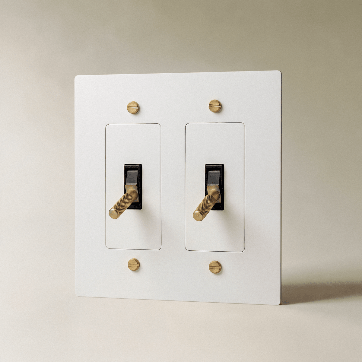 The Brass 4-Way Toggle Switch (1 to 5 Gang) - Residence Supply