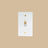 The Architectural Brass 4-Way Toggle Switch (1 to 5 Gang) - Open Box