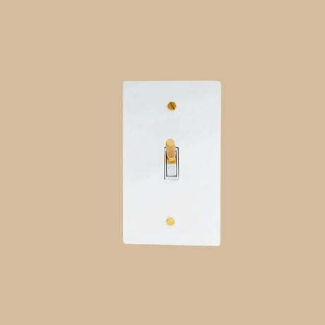 The Architectural Brass Toggle Switch (1 to 5 Gang) - Open Box