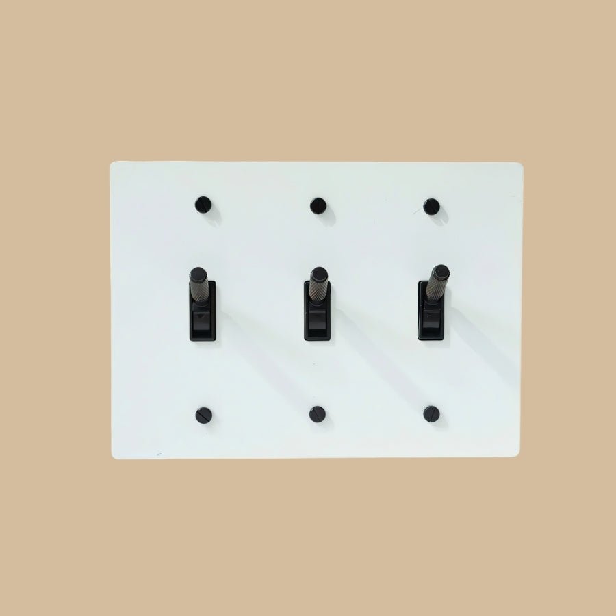 The Architectural Brass Toggle Switch (1 to 5 Gang) - Open Box