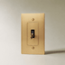 The Brass 4-Way Toggle Switch (1 to 5 Gang) - Residence Supply