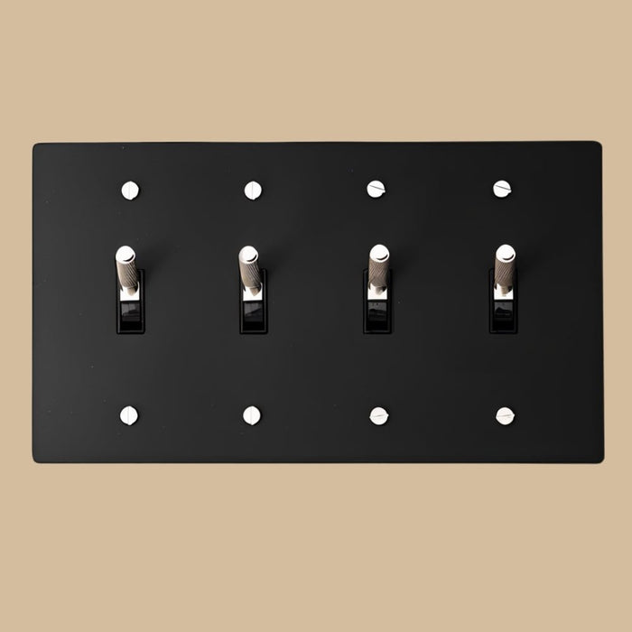 The Brass 4 - Way Toggle Switch (1 to 5 Gang) - Residence Supply