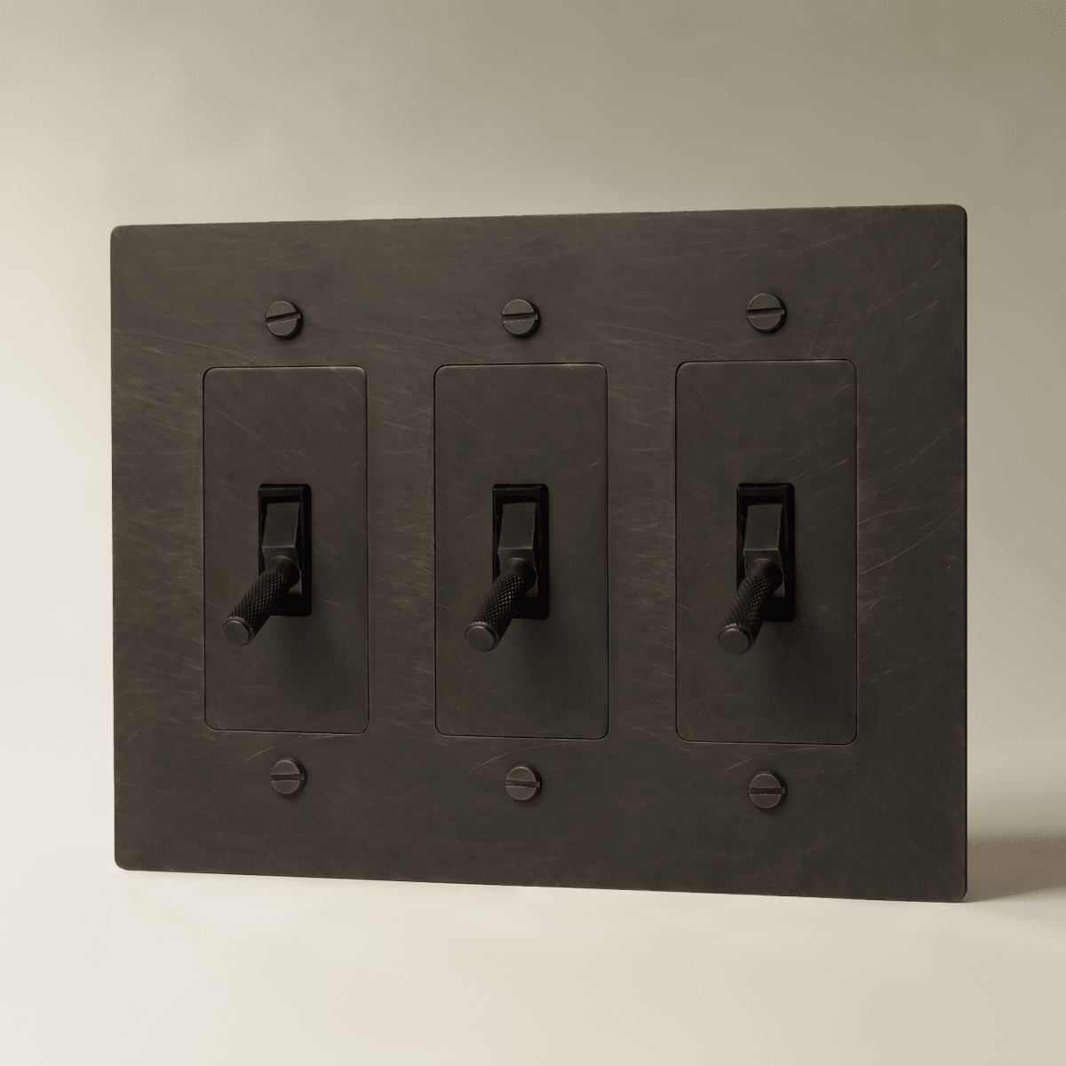 The Brass 4-Way Toggle Switch (1 to 5 Gang) - Residence Supply