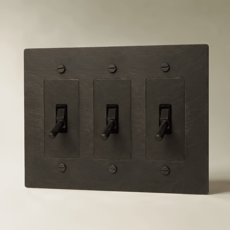 The Brass 4-Way Toggle Switch (1 to 5 Gang) - Residence Supply